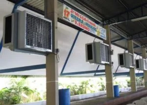 Climatizadores Evaporativos Industriais – quadras cobertas